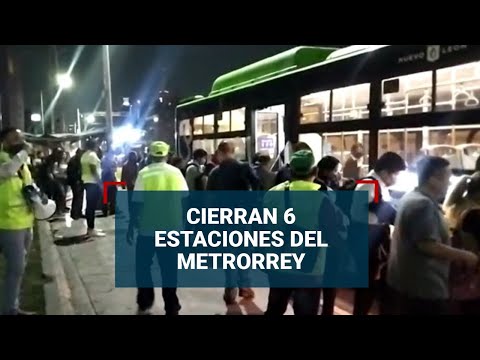 Cierran estaciones de la Línea 2 del Metrorrey por daños - Evitan una falla súbita