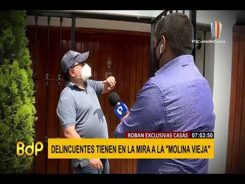 “Robacasas” acechan viviendas de una exclusiva avenida de La Molina
