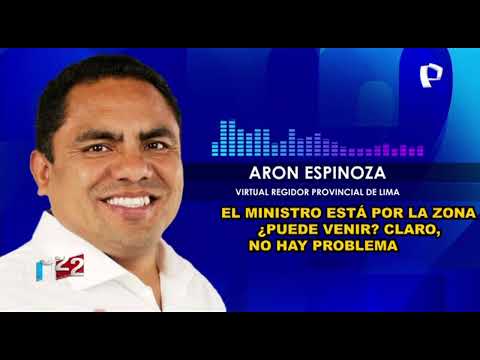 Aron Espinoza: Reunión no fue con Ministro del Interior fue con coordinador parlamentario