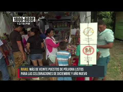 Capacitan a vendedores de pólvora en el departamento de Rivas - Nicaragua