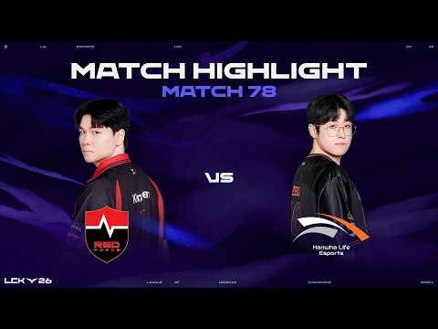 NS vs HLE 매치 78 하이라이트 | 2026 LCK