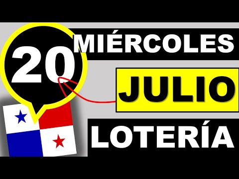 Resultados Sorteo Loteria Miercoles 20 Julio 2022 Loteria Nacional de Panama Miercolito Que Jugo Hoy
