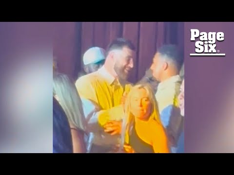 Travis Kelce parties in patchwork at F1 Miami Grand Prix