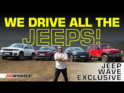We Drive All The Jeeps! From Grand Cherokee to Compass | Jeep Wave Exclusive Program