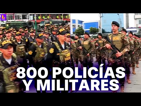 La Victoria y El Agustino: Policías y militares patrullan calles por segundo día