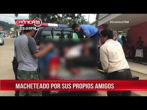 Hombre terminó agredido por su amigo de tragos en Jalapa - Nicaragua