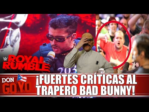 ? ¡Fuertes críticas al trapero Bad Bunny tras presentación en evento de lucha libre! ??