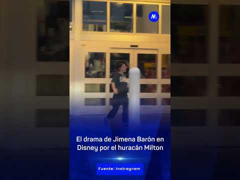 El drama de Jimena Barón en Disney por el huracán Milton- Minuto Neuquén Show