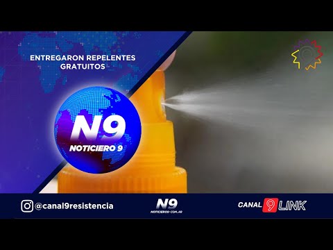 -ENTREGARON REPELENTES GRATUITOS - NOTICIERO 9