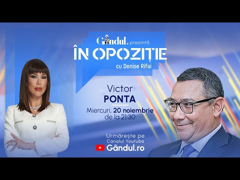 În Opoziție cu Denise Rifai | Invitat: Victor Ponta