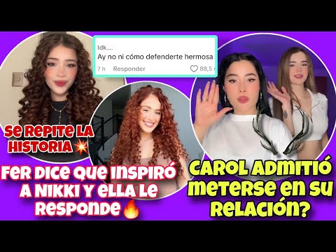 NO SE CANSANAHORA NICOLLE COPIA A IAMFERVY FER DICE QUE ELLA ES INSPIRACIÓN?CAROL NO FUE ?DE MICH