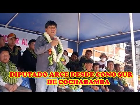 DIPUTADO ARCE PARTICIPA EN LA FERIA DE LOS PRODUCTORES DEL CONO SUR DE COCHABAMBA