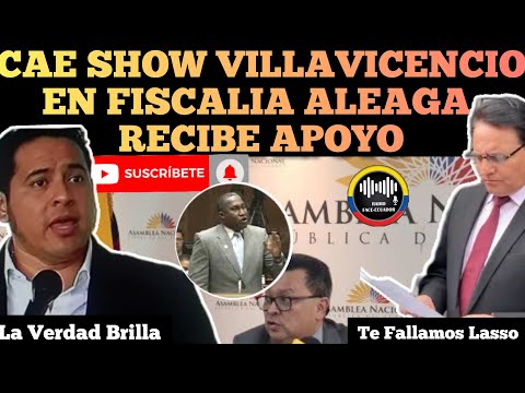 SE CAE EL SHOW VILLAVICENCIO FISCALIA ALEAGA ESTE RESPONDE RECIBE APOYO DE SUS COMPAÑEROS RFE TV