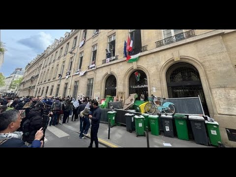 Tensions devant Sciences Po Paris sur fond de mobilisation propalestinienne