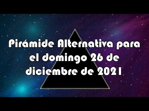Lotería de Panamá - Pirámide Alternativa para el domingo 26 de diciembre de 2021
