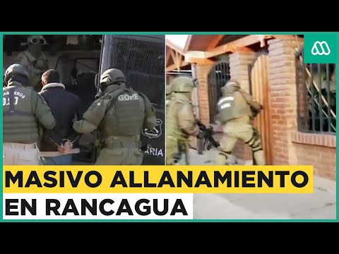 Masivo allanamiento en Rancagua: Más de 200 carabineros para desbaratar clan familiar