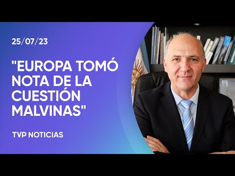 Carmona: Por primera vez, Europa tomó nota de la cuestión Malvinas