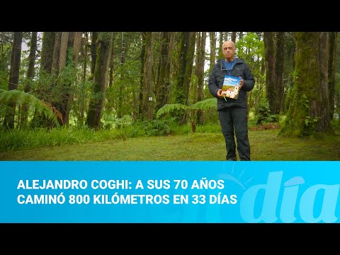 Alejandro Coghi: a sus 70 años caminó 800 kilómetros en 33 días