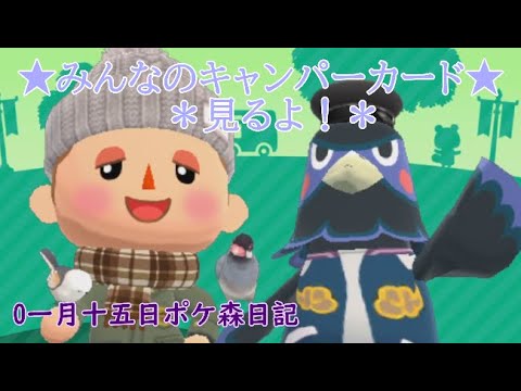 【ポケ森日記】7年01月15日洋服コーデ鑑賞会！ #ポケ森 #どうぶつの森