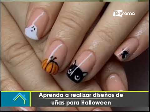 Aprenda a realizar diseños de uñas para Halloween