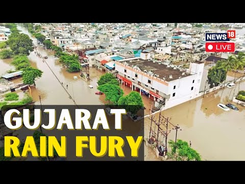 Gujarat Flood LIVE News | Gujarat floods: Heavy Rainfall In Gujarat Leads To Water Logging | N18L