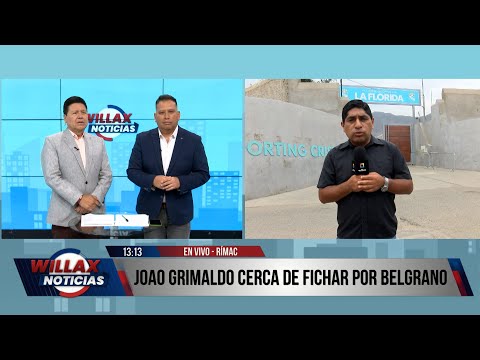 Willax Noticias Edición Mediodía - ENE 12 - 4/4 -JOAO GRIMALDO CERCA DE FICHAR POR BELGRANO | Willax