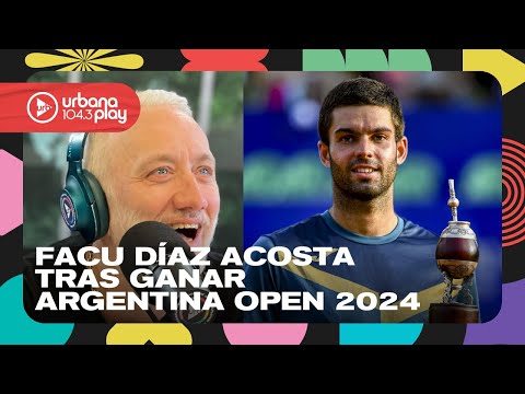 Facundo Díaz Acosta sorprendió y ganó IEB+ Argentina Open 2024: No me lo esperaba #Perros2024