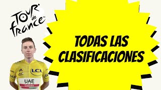 CLASIFICACIONES completas ETAPA 20 tour de FRANCIA 2020 clasificacion general JOVENES montaña
