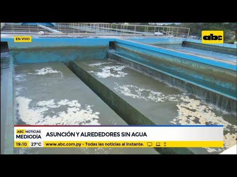 Asunción y alrededores, sin servicio de agua potable