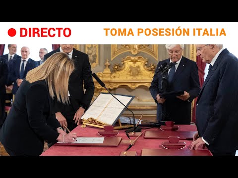 GOBIERNO ITALIA  EN DIRECTO: MELONI y los MINISTROS de su EJECUTIVO juran su CARGO | RTVE