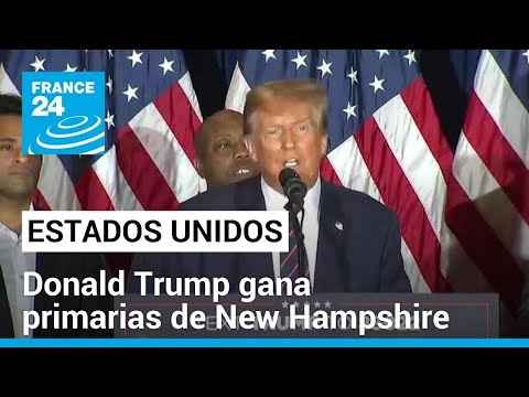 Donald Trump vence a Nikki Haley en las primarias de New Hampshire