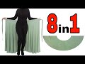 Make 1 Easy Circle Skirt, Wear in 8 Different Ways!As pants, dress, vest