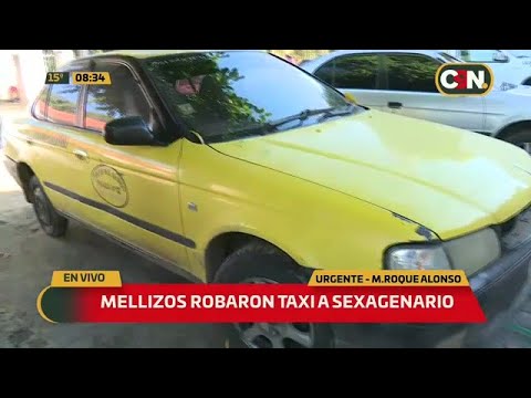 Mellizos asaltan a taxista en Remanso