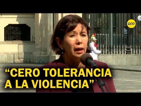 Ministra Nancy Tolentino: Expresémonos con cero tolerancia a cualquier forma de violencia
