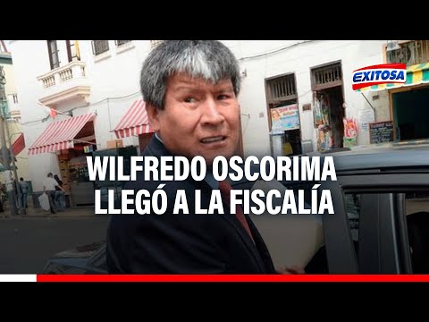 Caso Rolex: Wilfredo Oscorima llegó al Ministerio Público