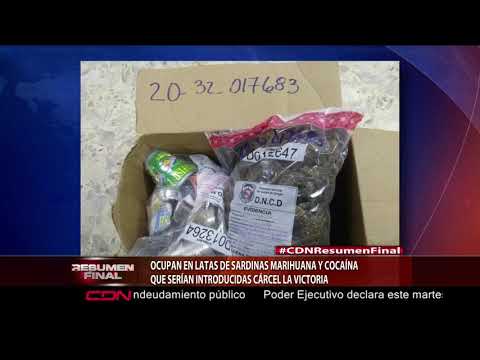 Ocupan en latas de sardinas marihuana y cocaína serían introducidas cárcel La Victoria
