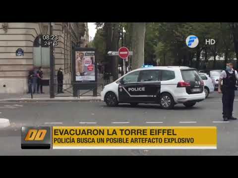 Evacuan Torre Eiffel por amenaza de bomba