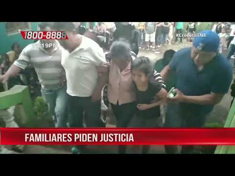 Nicaragua: Medicina Legal entrega cuerpo de joven asesinado en Jinotepe a su familia