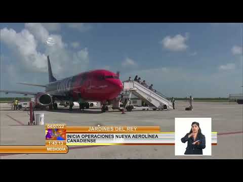 Cuba: Inicia operaciones nueva aerolínea canadiense en Jardines del Rey