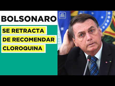 Bolsonaro se retracta de uso de cloroquina contra COVID-19
