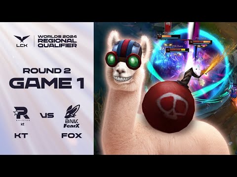 알폭카 | KT vs. FOX 게임1 하이라이트 | 09.13 | 2024 LCK 대표 선발전 2라운드