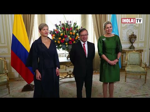Máxima de Holanda se reúne con Verónica Alcocer y Gustavo Petro en Bogotá | ¡HOLA! TV