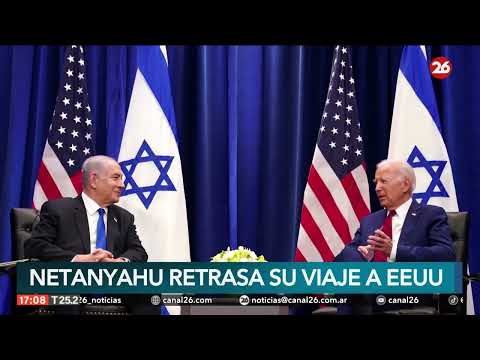 Netanyahu retrasa partida a EEUU por situación de seguridad en el norte de Israel