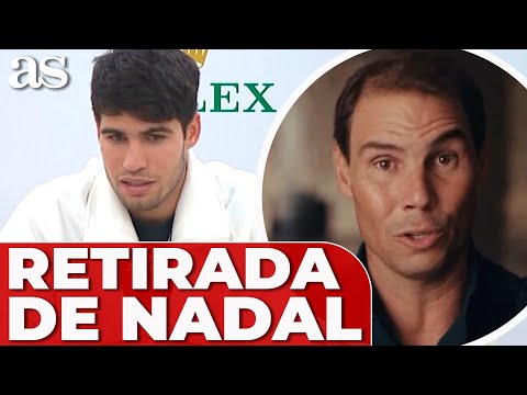 ALCARAZ REACCIONA a la RETIRADA de RAFA NADAL: ¡EN SHOCK!