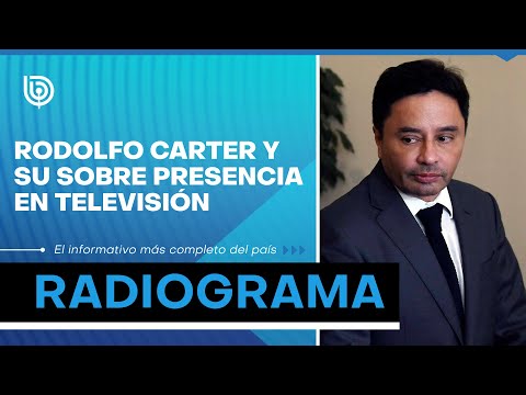 Rodolfo Carter y su sobre presencia en televisión