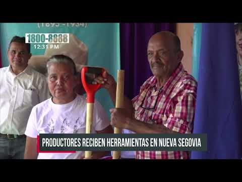 Entregan en Nueva Segovia 83 bonos de herramientas agronómico de cultivos - Nicaragua