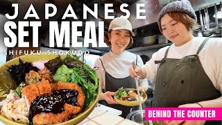 Behind the Counter at a Japanese Mom and Daughter Teishoku Restaurant