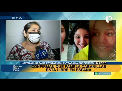 EXCLUSIVO | Madre de Pamela Cabanillas confirma que su hija está libre en España