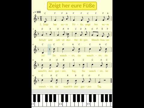 Zeigt her eure Füße, zeigt her eure Schuh' | deutsches Kinderlied