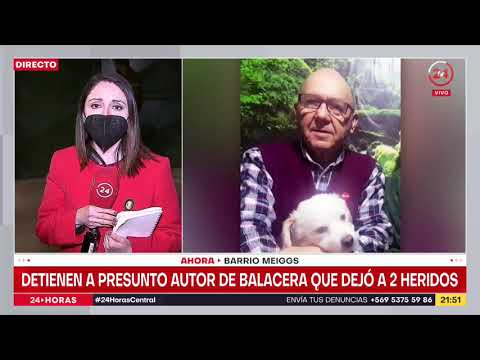 Detienen a presunto autor de balacera en Meiggs | 24 Horas TVN Chile